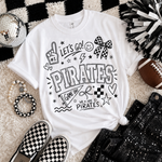 Let's Go Pirates Mascot DTF Transfer (SBB)
