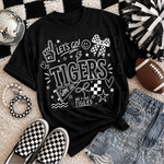 Let's Go Tigers Mascot DTF Transfer (SBB)