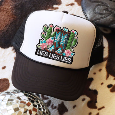 Lies Lies Lies FAUX Patch DTF Transfer