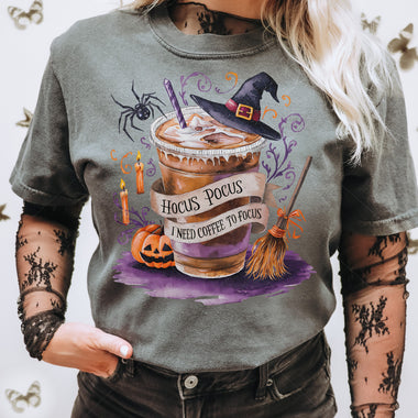 I Need Coffee To Focus Wholesale Tee