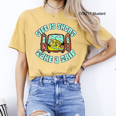 Life is Short Take the Trip DTF Transfer