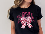 Mama with bow (pink) DTF Transfer