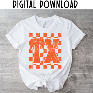 Texas State Checkered Digital Download MS
