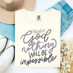 With God Nothing is Impossible DTF Transfer (SDD)