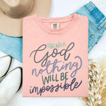 With God Nothing is Impossible DTF Transfer (SDD)