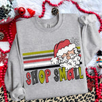 Shop Small Retro Strip Santa DTF Transfer