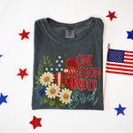 One Nation Under God Red DTF Transfer (SDD)