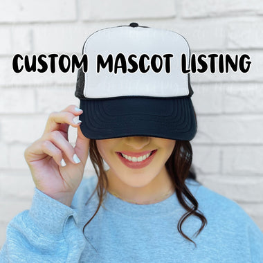 Custom Mascot Mesh Back Trucker Hat