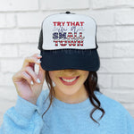 Try This Mesh Back Trucker Hat