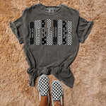 Bold Leopard Checkered Mascot Wholesale Tee (DTF Printed)