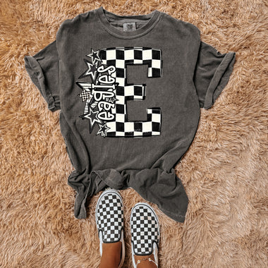 Checkered Star Mascot Wholesale Tee