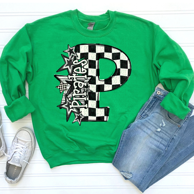 Pirates Big Check Mascot DTF Transfer (CS)