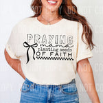 Praying Mama Planting Seeds of Faith Single Color Screen R93