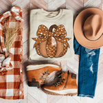 Patch Pumpkin Bow DTF Transfer (SDD)