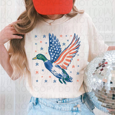 Patriotic Duck DTF Transfer (UAC)