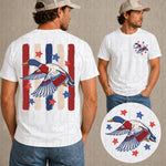 Patriotic Striped Duck DTF Transfer (UAC)