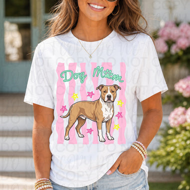 Pitbull Dog Mom DTF Transfer (UAC)