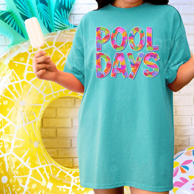 Pool Days DTF Transfer