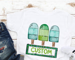 Custom Listing Popsicle Boy DTF Transfer (leave name in the note)