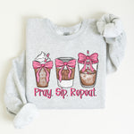 Pray Sip Repeat DTF Transfer