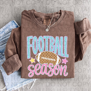 Preppy Football Season DTF Transfer (UAC)