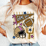 Preppy Game Day Stripe DTF Transfer (UAC)
