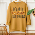 He Turned My Prison Into Praise DTF Transfer (SDD)