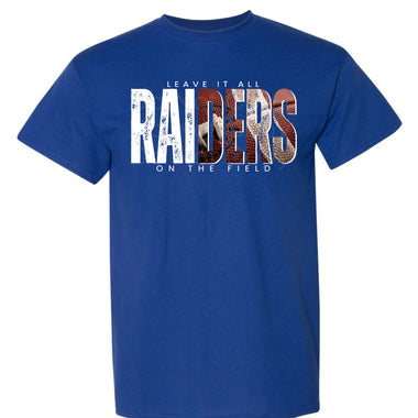 Raiders Football WHITE Leave it all on the Field DTF Transfer (E)