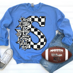 Spartans Big Check Mascot DTF Transfer (CS)