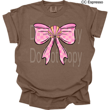 Coquette Shell Bow DTF Transfer