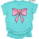 Coquette Shell Bow DTF Transfer