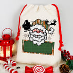 Personalized Boy Light Skin Santa DTF Transfer (Leave the name in the personalized box)