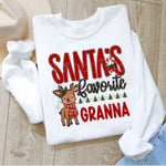 Santa's Favorite Granna DTF Transfer