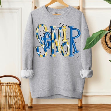 Senior Blue Gold DTF Transfer (SDD)