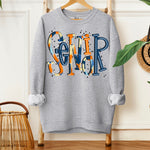 Senior Navy Orange DTF Transfer (SDD)