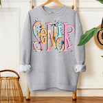 Senior Pink Orange Blue DTF Transfer (SDD)