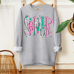 Senior Pink Turq White DTF Transfer (SDD)