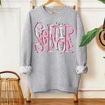 Senior Pink White Silver DTF Transfer (SDD)