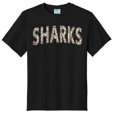 Sharks Camo DTF Transfer (E)