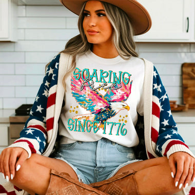 Soaring Free Since 1776 DTF Transfer (SDD)