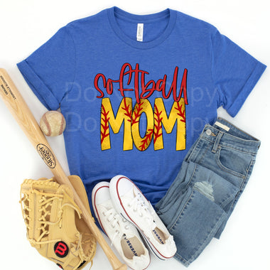 Softball Mom 1 DTF Transfer