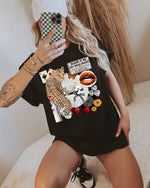 Wild Heart Collage Vintage Stamp Wholesale Tee