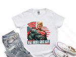 Super Trump Screen Print High Heat Transfer Q39