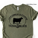 I Like my Cows Like I Like My Coffee Single Color Screen W77