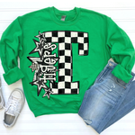 Tigers Big Check Mascot DTF Transfer (CS)