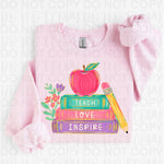 Teach Love Inspire DTF Transfer (UAC)