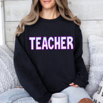 Faux Embroidery Teacher DTF Transfer