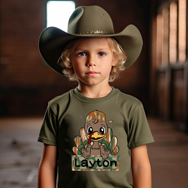 Personalized Boy Turkey DTF Transfer