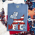 Merica Balloon Dog DTF Transfer
