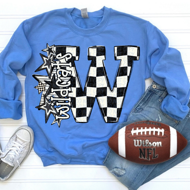 Wildcats Big Check Mascot DTF Transfer (CS)